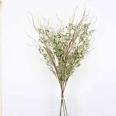 36" Artificial Greenery Foliage Branch Floral Arrangements With Long Stems For Vase Filler, Faux Leaves Sprays For Home Wedding Party Dining Table Cen | Wayfair North America