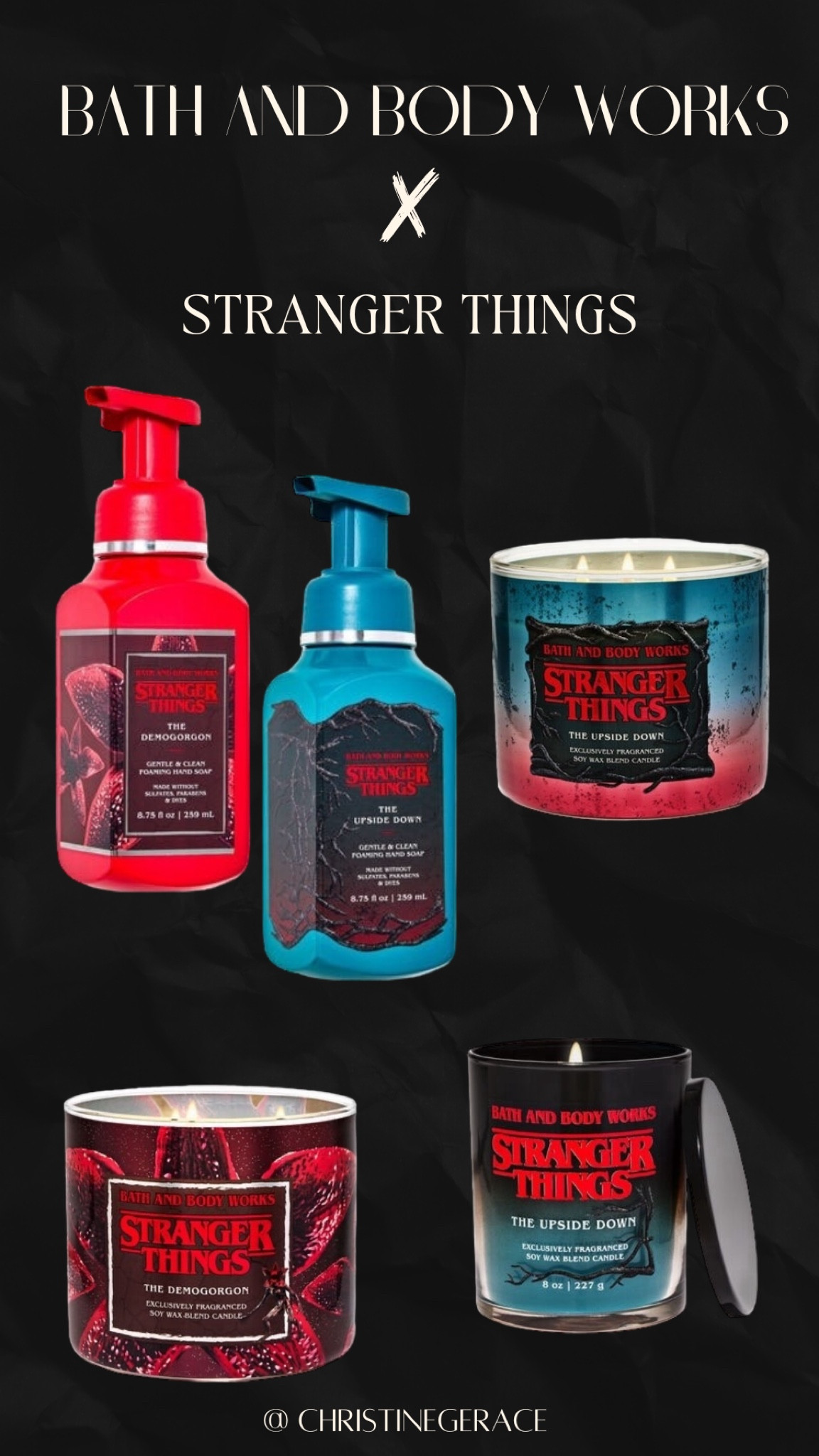 Limited time only - bath and body Works x stranger things ! If you’re a fan , these are awesome , especially during Halloween time ! Check it out below ⬇️ 

#LTKHome #LTKFallSale #LTKFindsUnder50