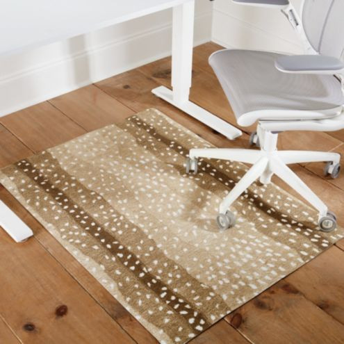 Antelope Pattern Designer Office Desk Chair Mat | Ballard Designs, Inc.