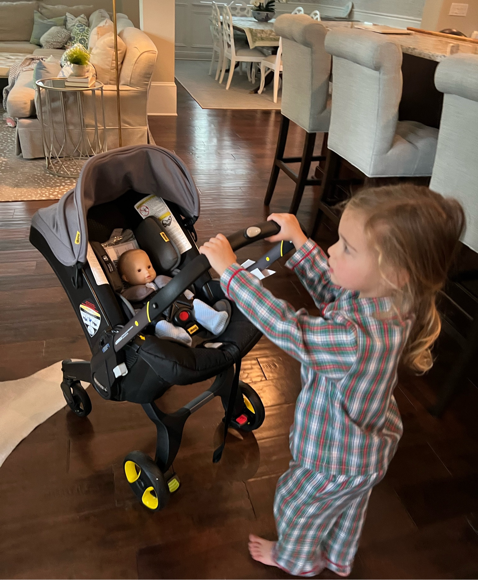 I got a new baby stroller and Elle claimed it as her new toy for now 😆 Excited for the Doona because lord knows we’ll be on the go with #2! 

#LTKfamily #LTKbump #LTKbaby