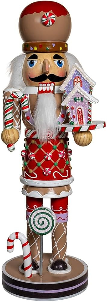 Kurt Adler 12-inch Gingerbread Nutcracker | Amazon (US)
