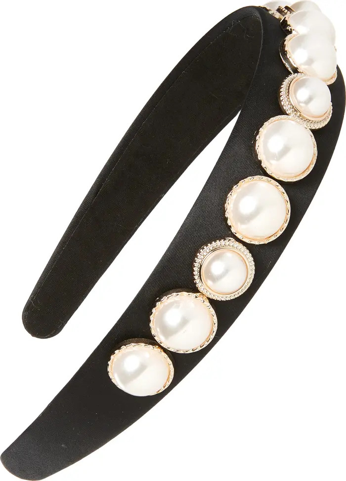 Tasha Imitation Pearl Headband | Nordstrom | Nordstrom
