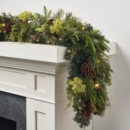 Hamilton Greenery Garland | Frontgate