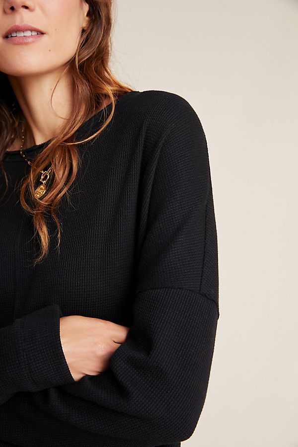 Nori Waffle Pullover | Anthropologie (US)