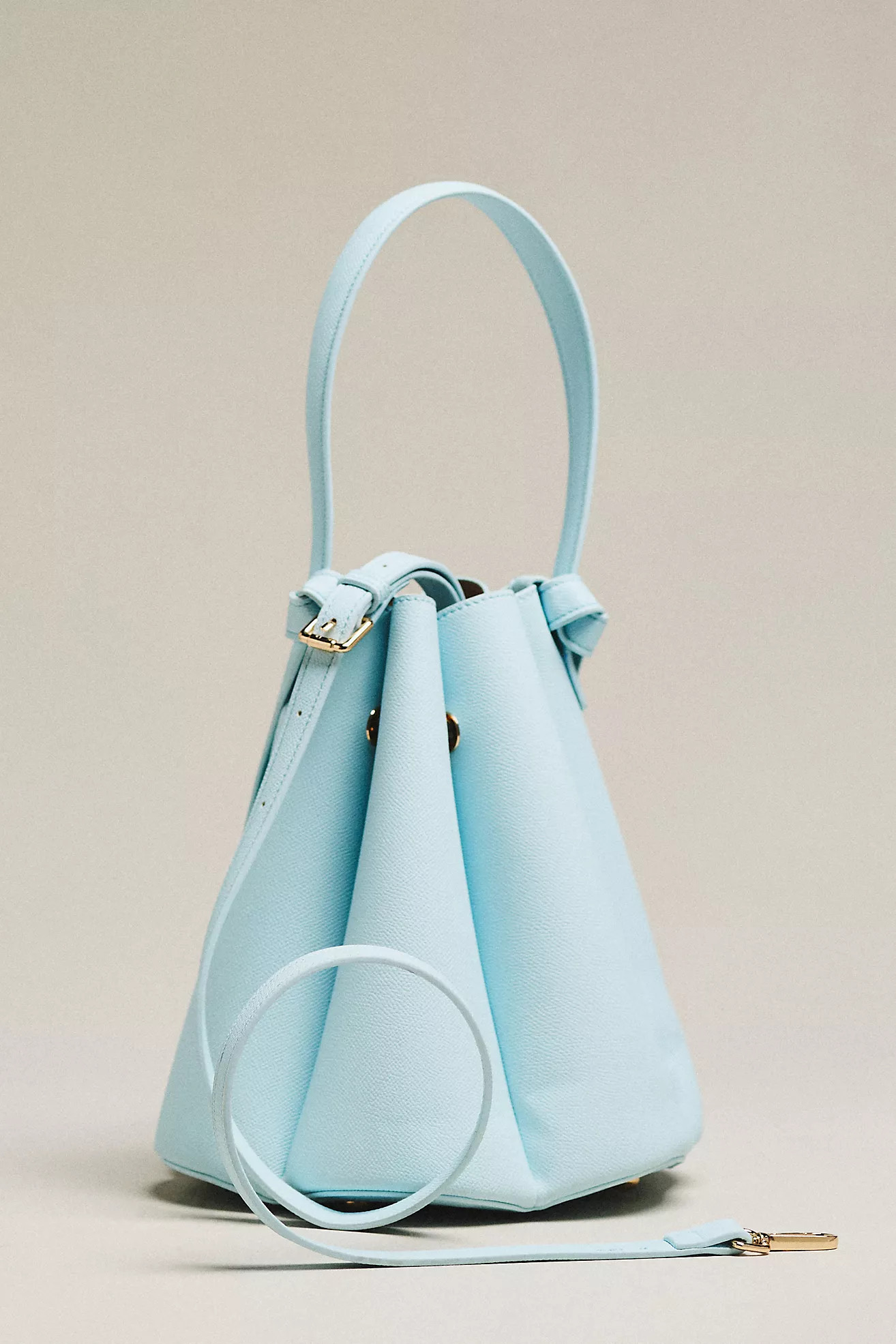 Melie Bianco Cinched Vegan Leather Bucket Bag | Anthropologie (US)