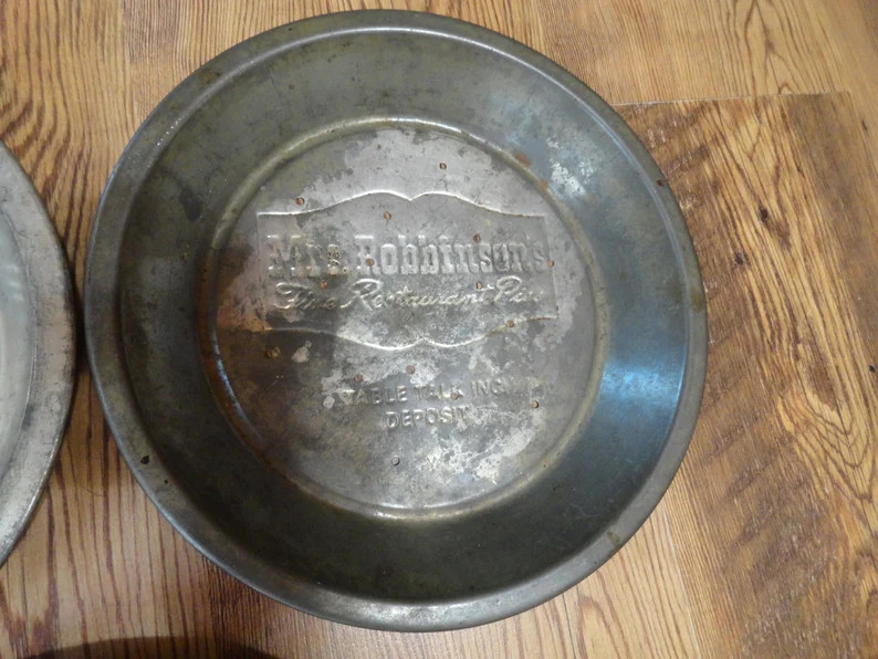 Vintage Metal Pie Tin Pie Plate Dessert Pan Choice Mrs. Smith's Mello Rich Retro Kitchen Wall Han... | Etsy (US)