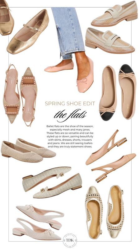 Flats are a fashion essential due to their versatility, comfort, and timeless appeal. Their ability to seamlessly transition from casual to formal wear makes them a wardrobe staple for any occasion.

#LTKOver40 #LTKShoeCrush #LTKStyleTip