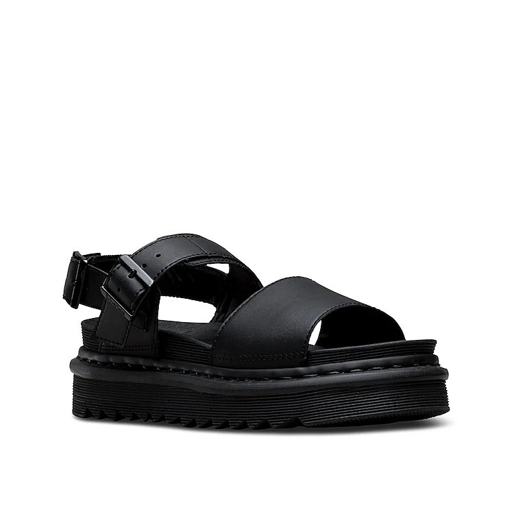 Dr. Martens Voss Platform Sandal | Women's | Black | Size UK 3 / US 5 | Sandals | Ankle Strap | DSW