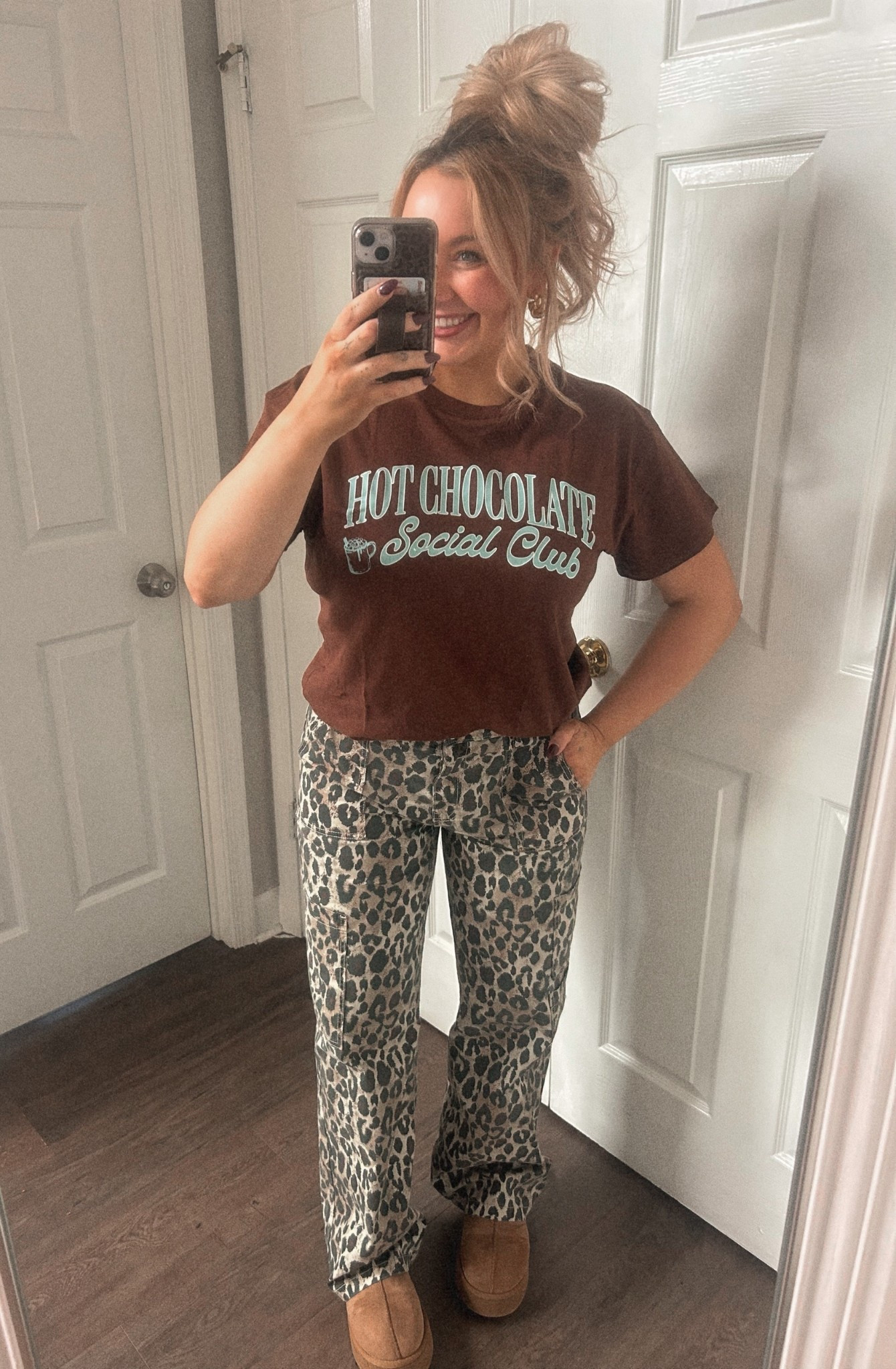 Hot coco social club 😍👏🏼🎄✨ Grabbed this tee from the girls section in a size XXL! 

#LTKSeasonal #LTKHoliday #LTKStyleTip