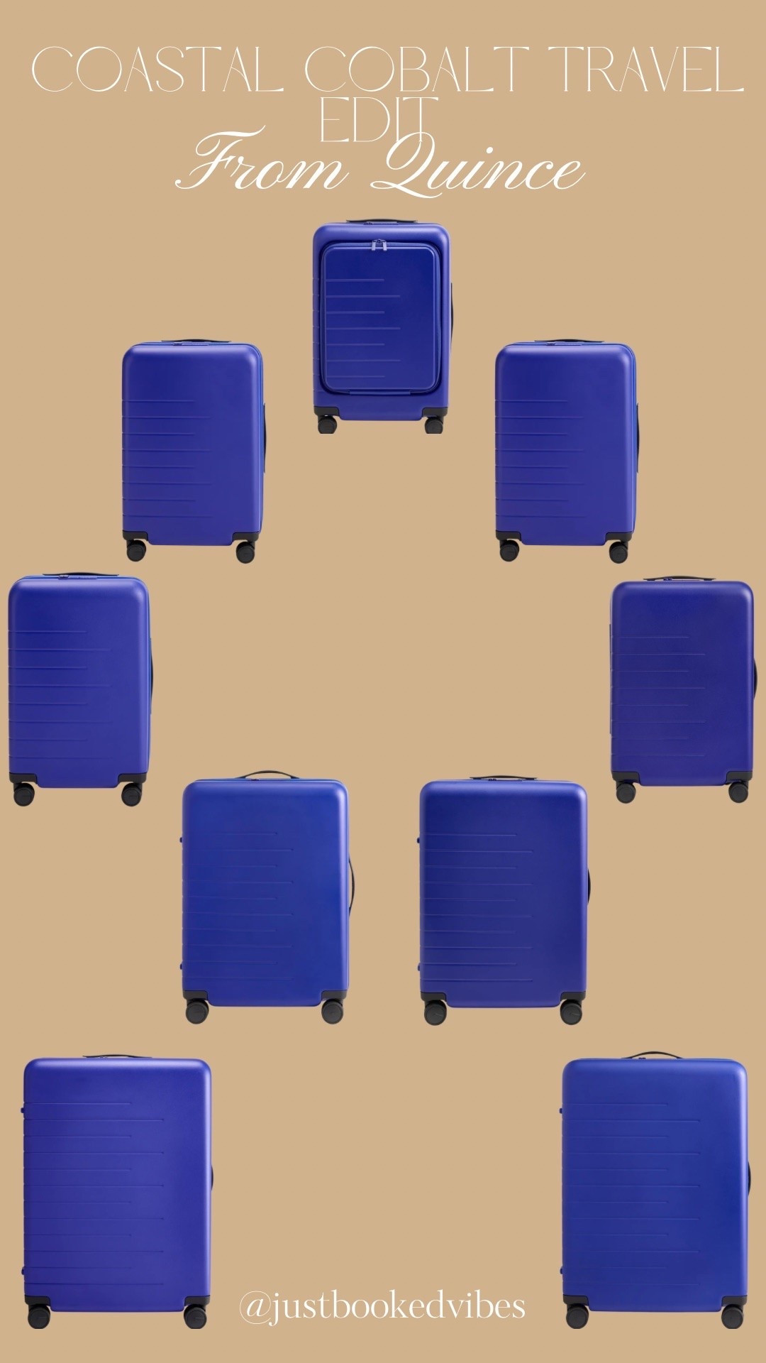 The limited-edition Coastal Cobalt luggage collection from @Quince featuring sleek travel essentials in the perfect bold blue shade for summer trips and stylish getaways!

#LTKTravel #LTKSeasonal #LTKgrwm