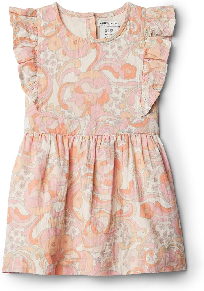 Amazon Essentials x Sofia Grainge Toddlers and Baby Girls' Linen Dress | Amazon (US)