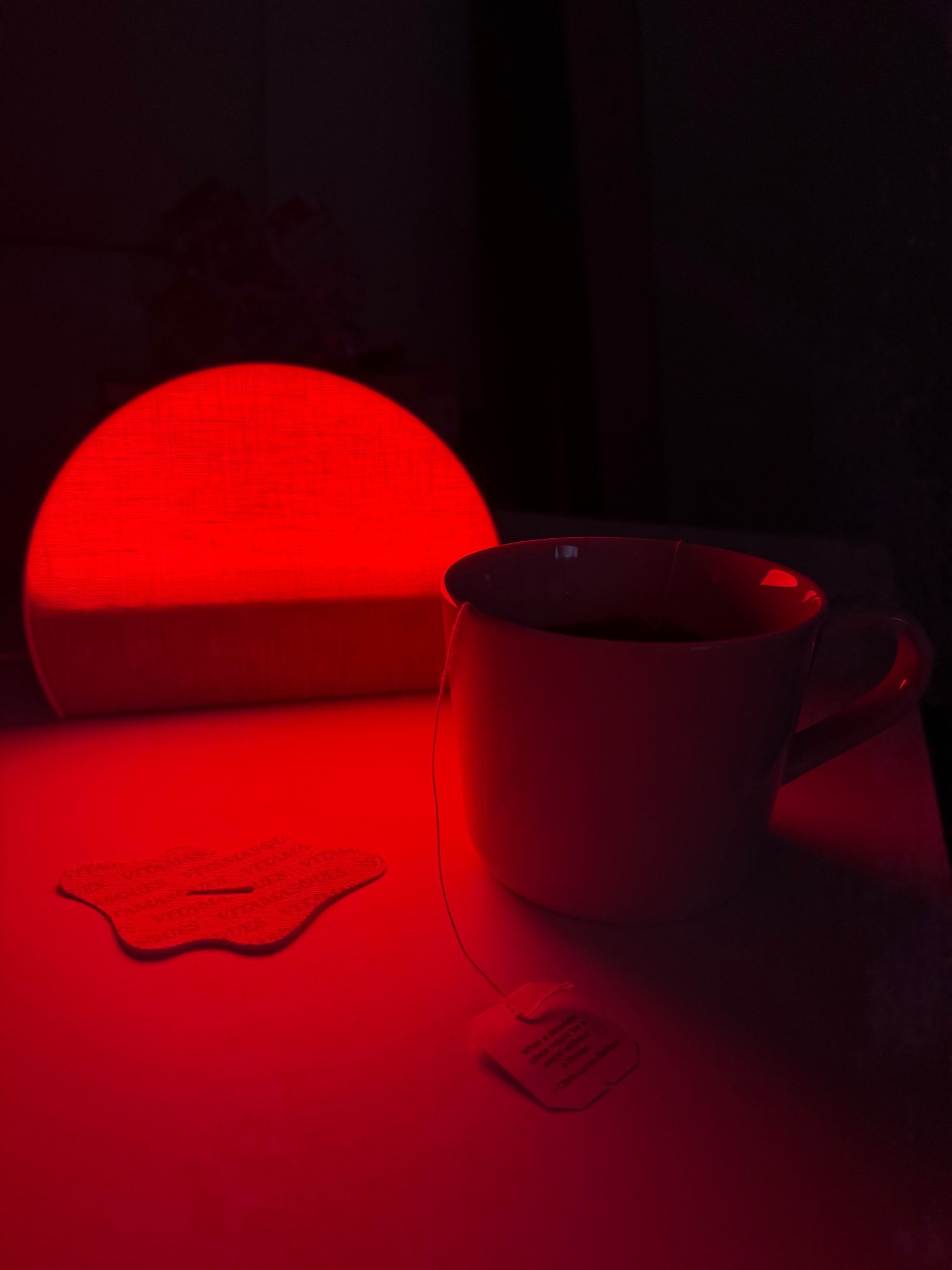 Bedtime necessities 
My hatch alarm clock, peppermint tea and a good mouth tape 