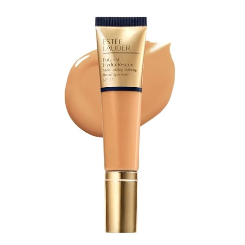 Estée Lauder Futurist Hydra Rescue Moisturizing Foundation Makeup SPF 45 for a 12-Hour Glow, 1.2 Fl Oz., 4W1 Honey Bronze | Amazon (US)