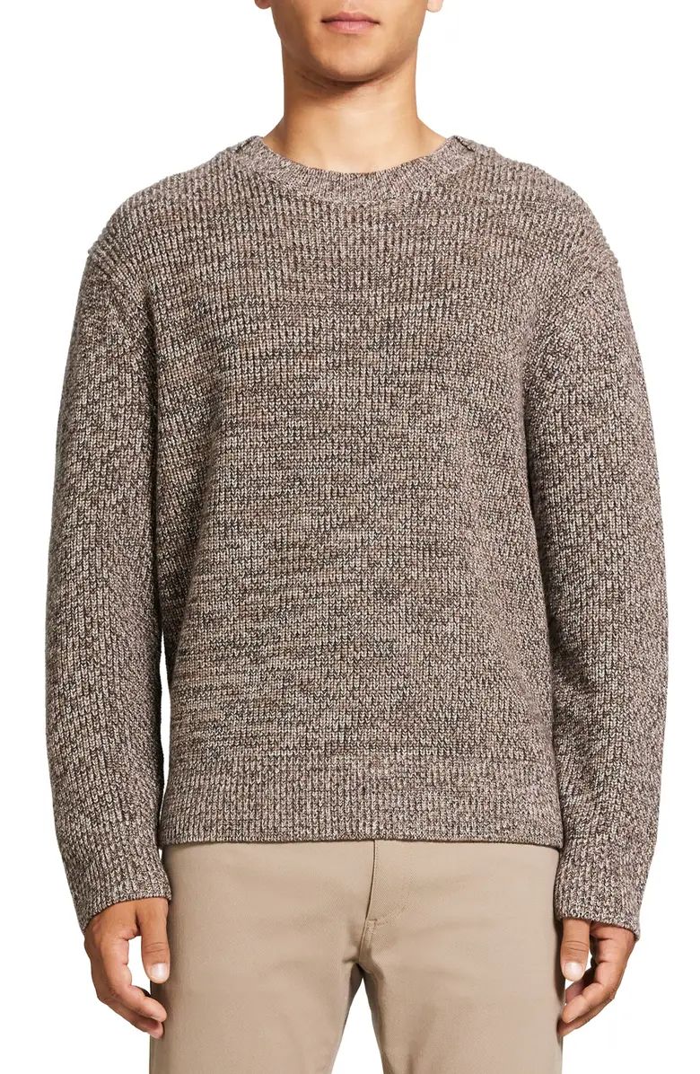 Theory Lamar Heathered Merino Wool Blend Sweater | Nordstrom | Nordstrom