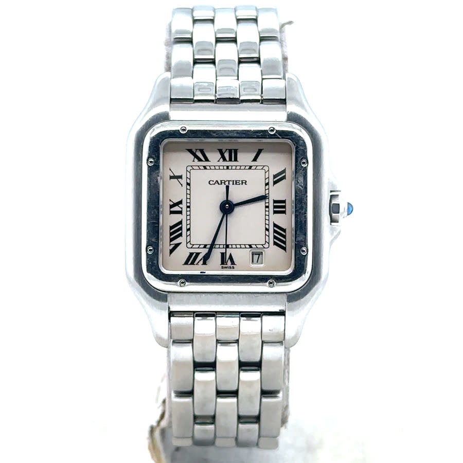 Pre-owned Cartier Panthere Quartz Silver Dial Ladies Watch 1310 | Jomashop.com & JomaDeals.com
