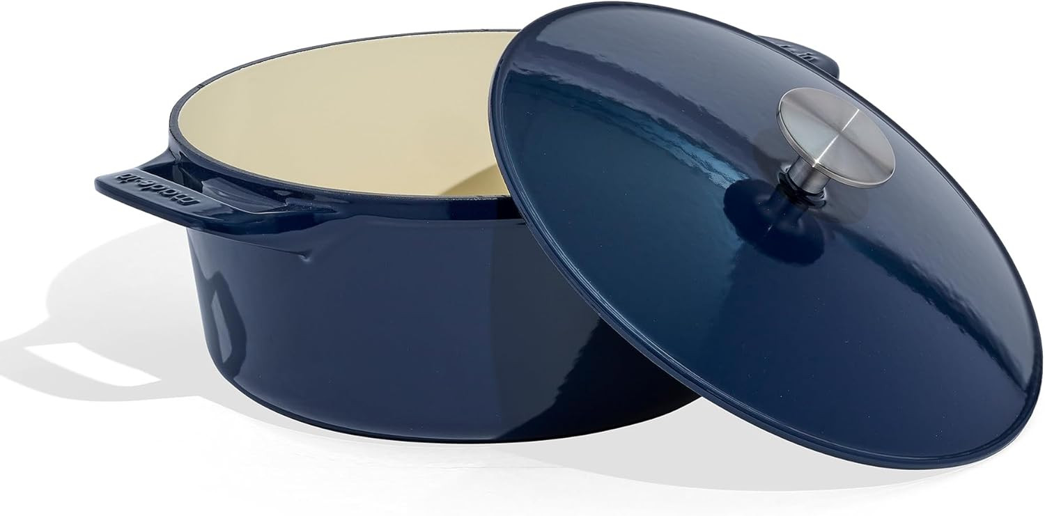 Made In Cookware - Dutch Oven 5.5 Quart - Blue - Enameled Cast Iron - Exceptional Heat Retention ... | Amazon (US)