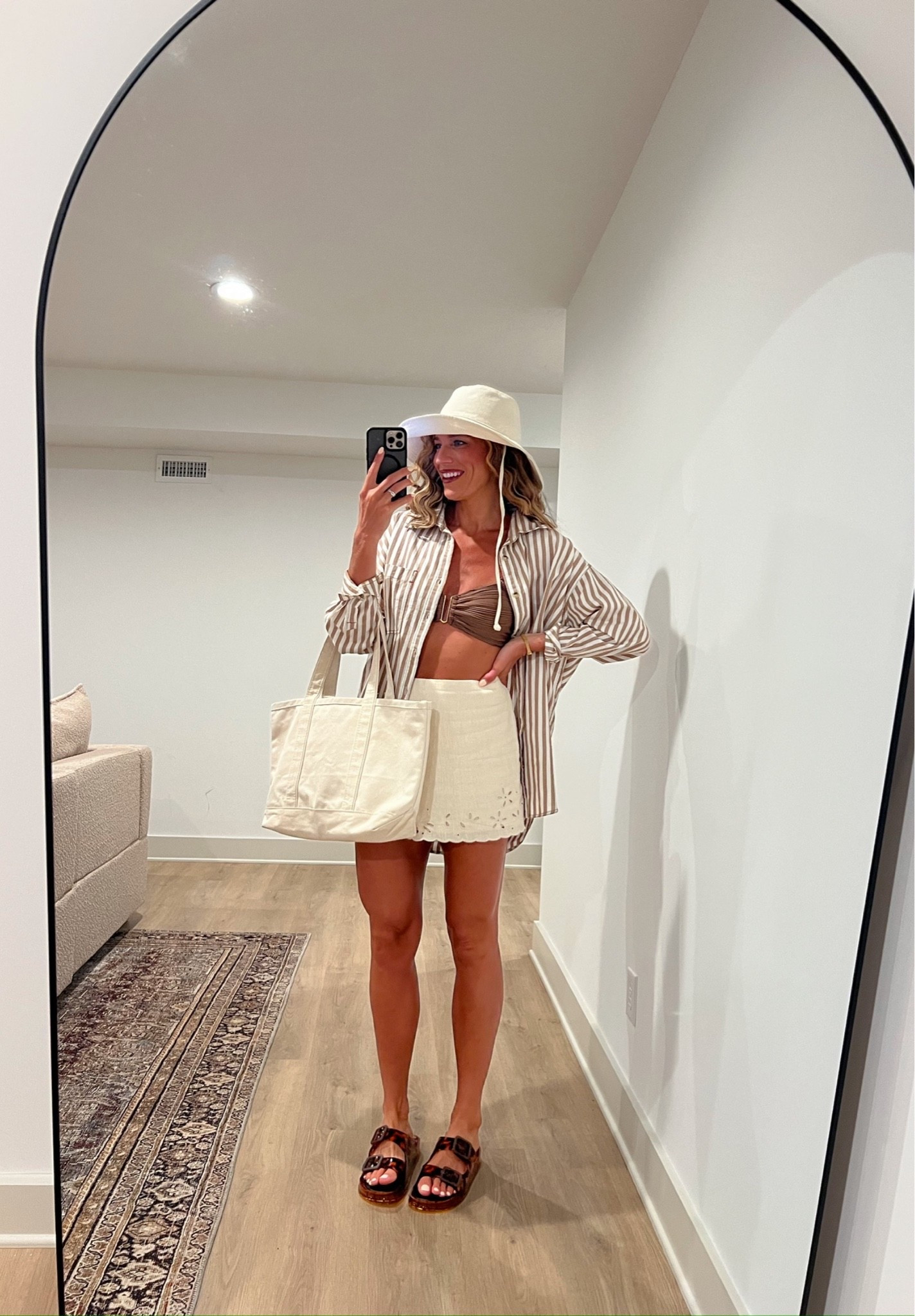 Taking this skirt to the beach ☀️ The cutest cover-up look for pool or vacation days!

#LTKootd #LTKTall #LTKTravel
