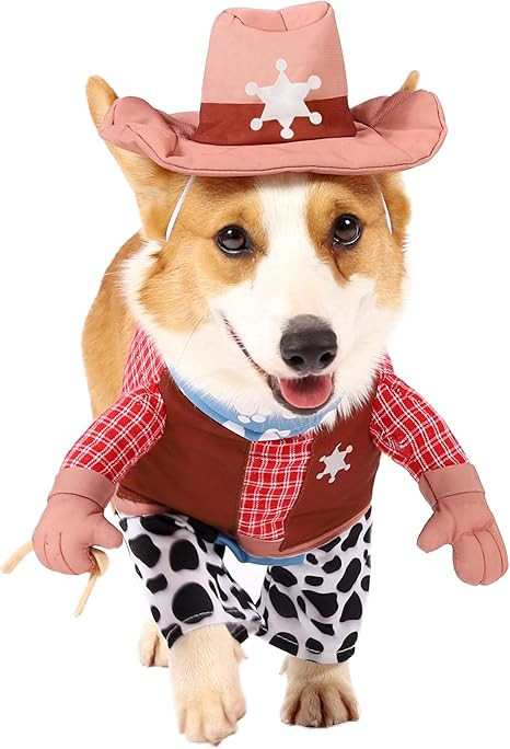 Amazon.com : Spooktacular Creations Pet Halloween Cowboy Dog Costume (X-Large) : Pet Supplies | Amazon (US)