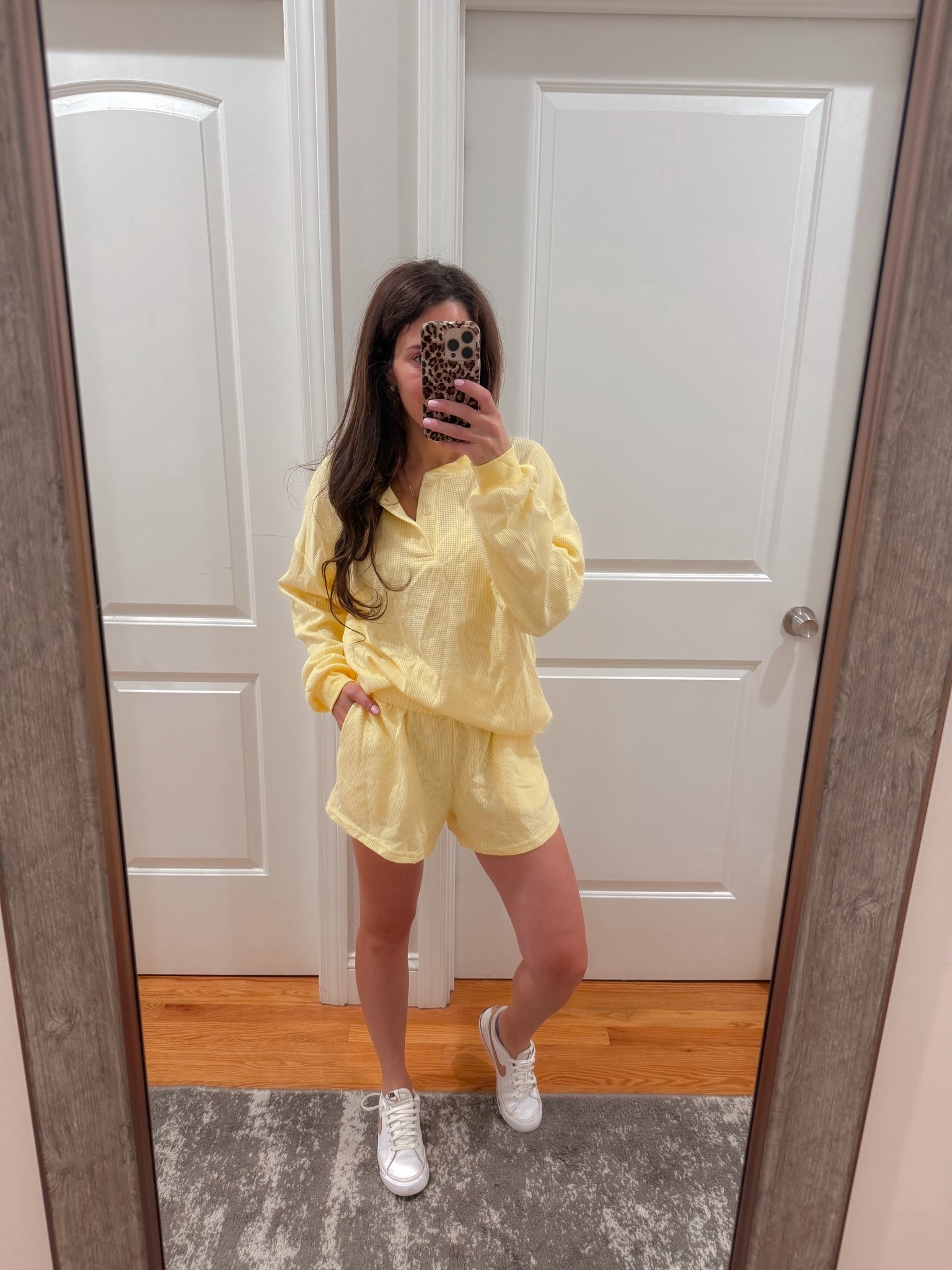 Mom outfit ; school drop off outfit ; travel outfit ; matching set ; matching lounge set ; travel outfit

#LTKootd #LTKmomlife #LTKSeasonal
