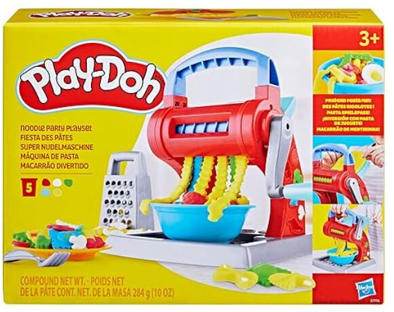 Play-Doh Kitchen Creations Noodle Party Playset for Kids 3 Years and Up with 5 Non-Toxic Colors (Amazon Exclusive) 

 

#LTKKids