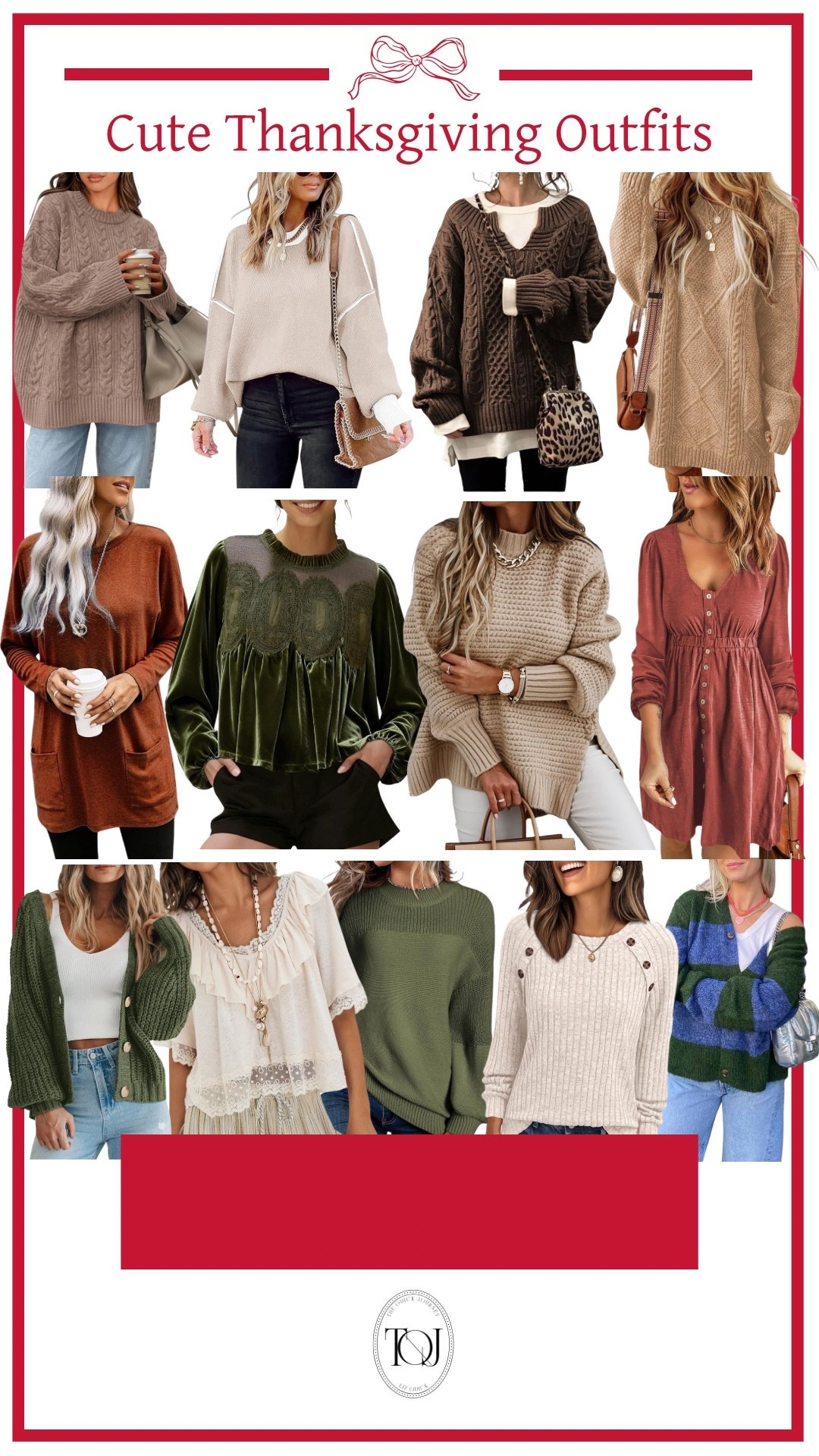 Cute Thanksgiving outfits 

#LTKSeasonal #LTKHoliday #LTKFindsUnder50