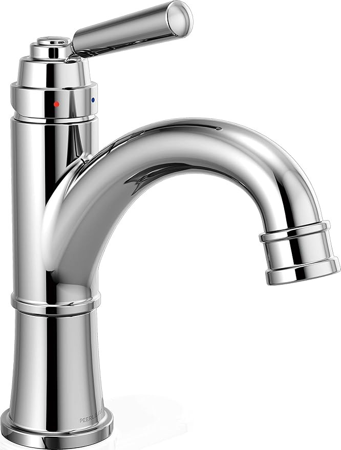 Peerless Westchester Single Hole Bathroom Faucet, Single Handle Bathroom Faucet Chrome, Bathroom ... | Amazon (US)