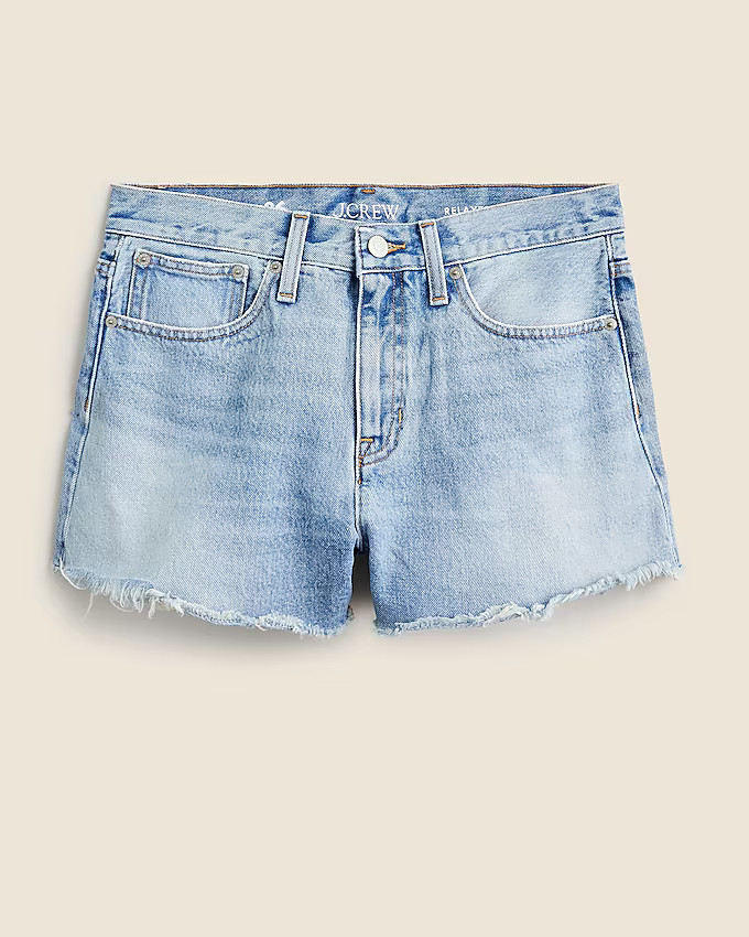 Relaxed denim short in chestnut wash | J. Crew US