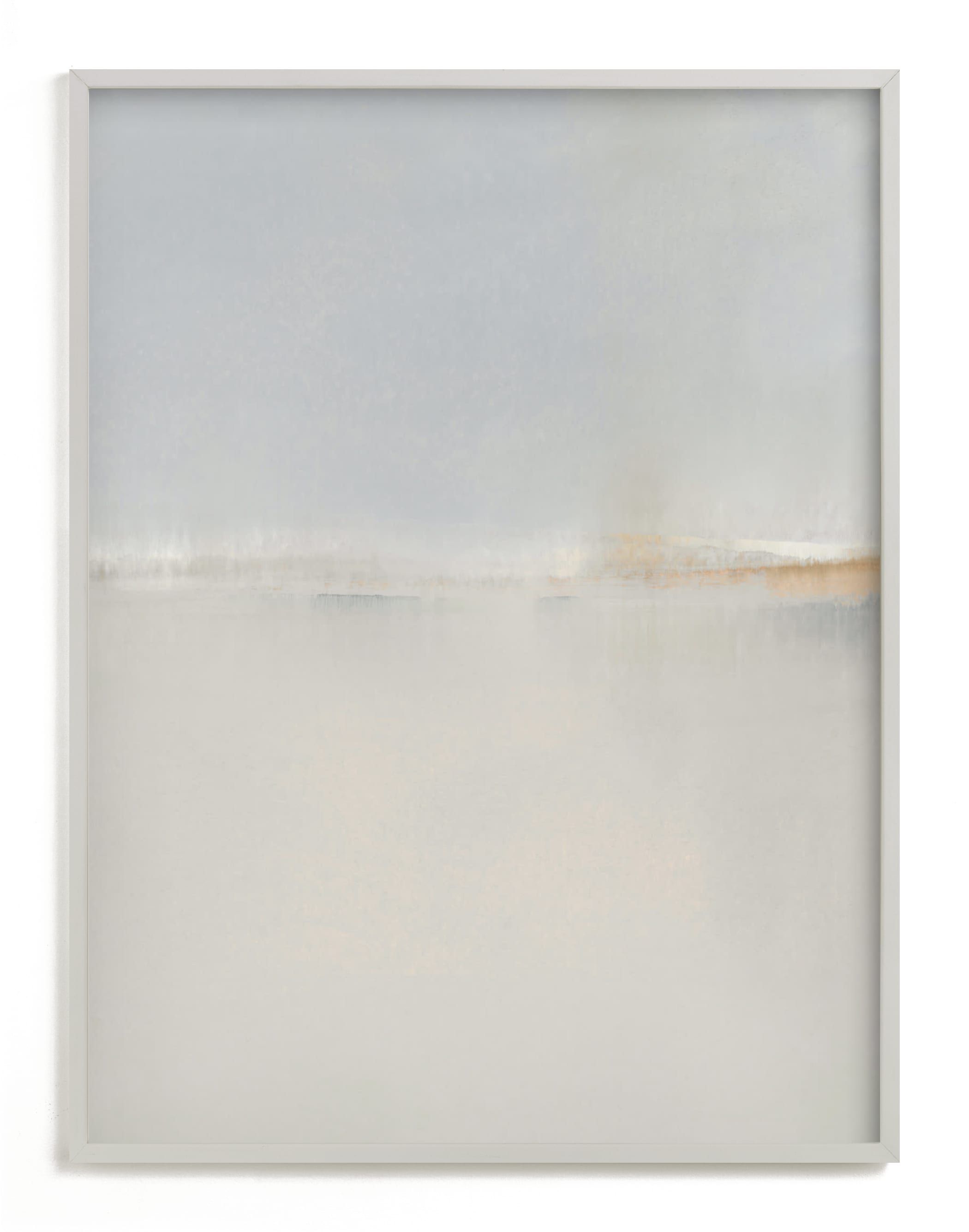 "Winter Beach" - Grownup Open Edition Non-custom Art Print by Sadie Holden. | Minted