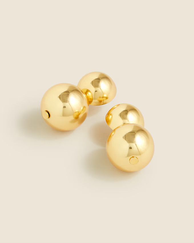 Metallic ball earrings | J. Crew US