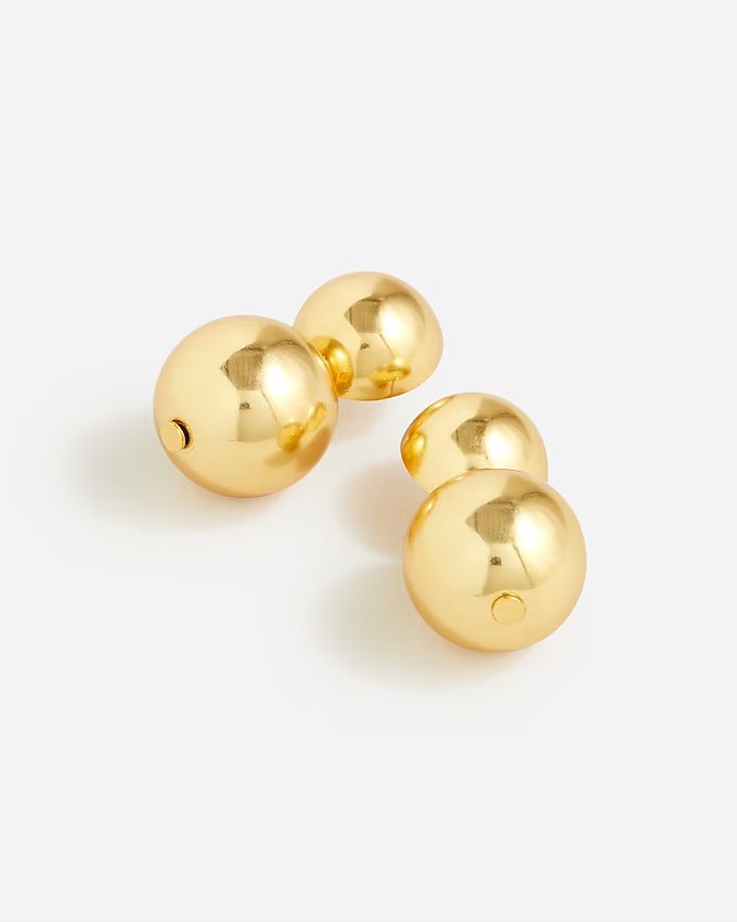 Metallic ball earrings | J.Crew US