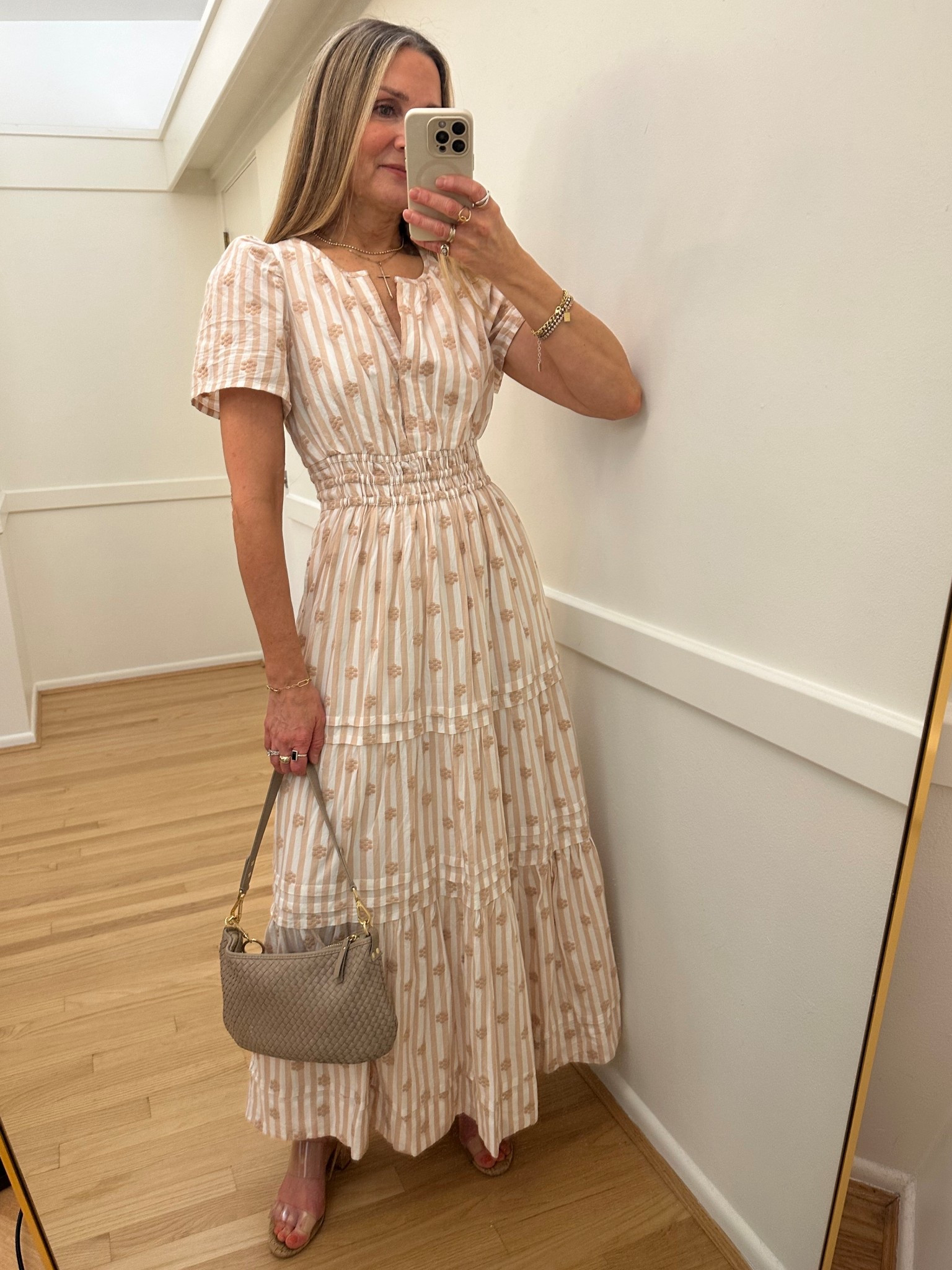 My church outfit for Easter!

Anthropologie Somerset maxi dress with Quince woven bag and Schutz clear strap sandals. Miranda Frye cross charm necklace 

#LTKOver40 #LTKWedding #LTKootd