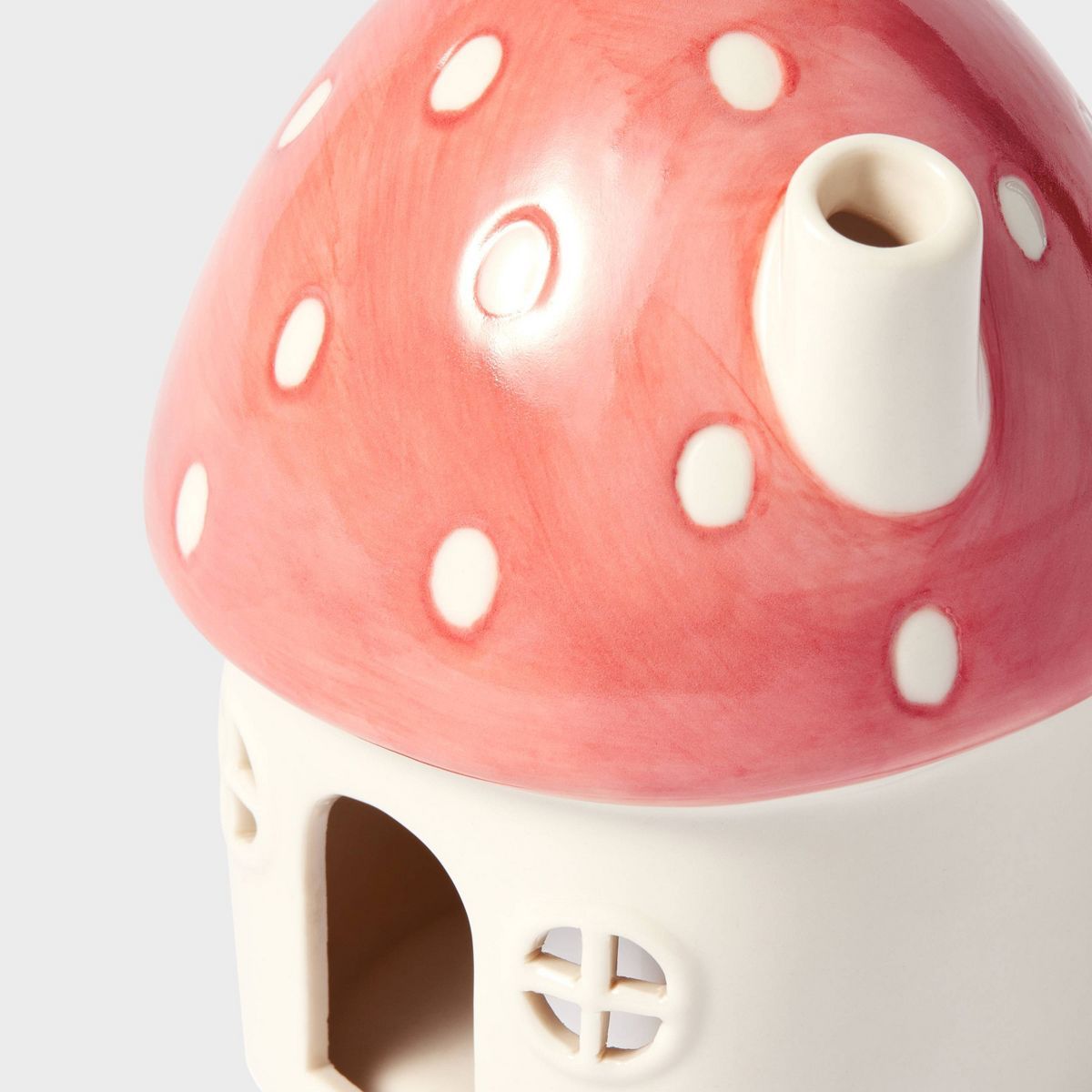 4.5" Lit Ceramic Easter Mushroom House - Spritz™ | Target