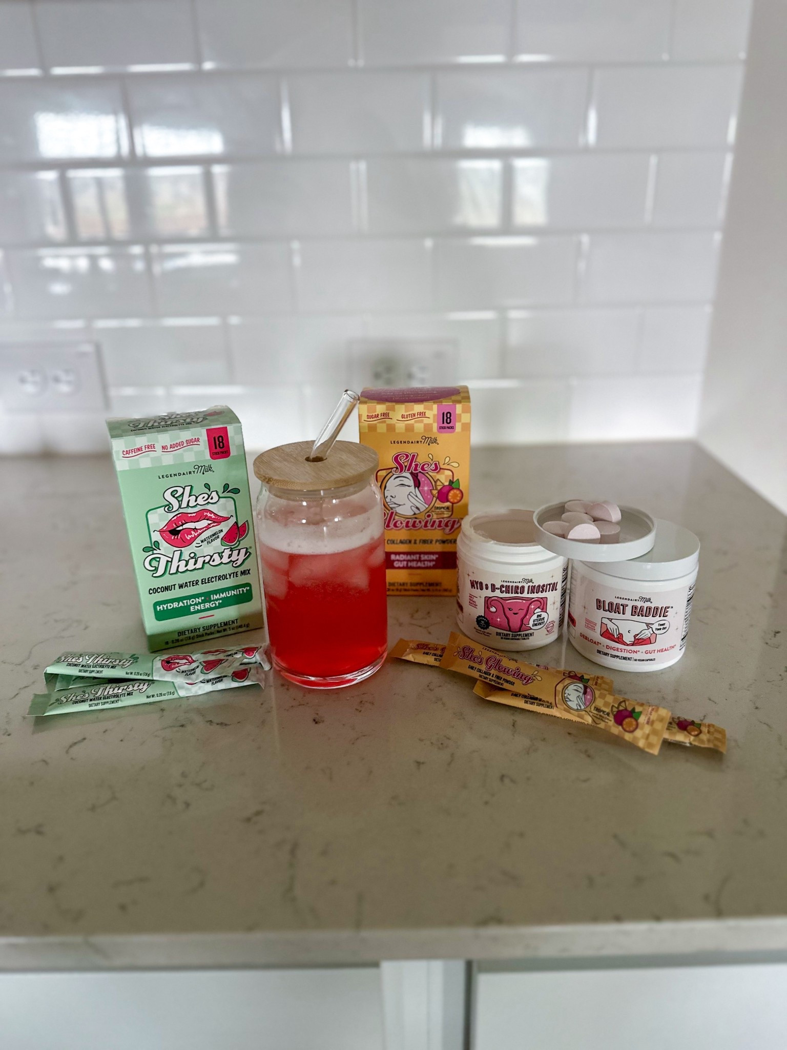 @Legendairy Milk  women’s health supplements + support

Women’s supplements, women’s electrolytes, women’s gut health, women’s digestive support, electrolytes drinks, collagen powder, collagen drink supplement, women’s vitamins, chewable digestive support vitamin, breastfeeding friendly supplements, nursing moms, breastfeeding moms, summer drinks 

#LTKfoodie #LTKmomlife #LTKmorningroutine
