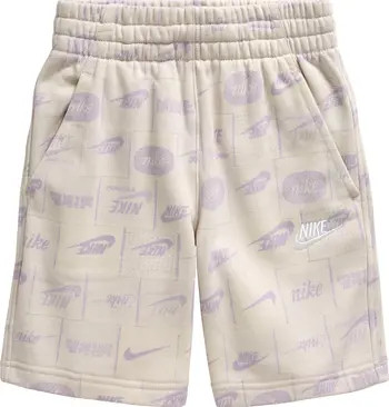Nike Kids' Club French Terry Sweat Shorts | Nordstrom | Nordstrom