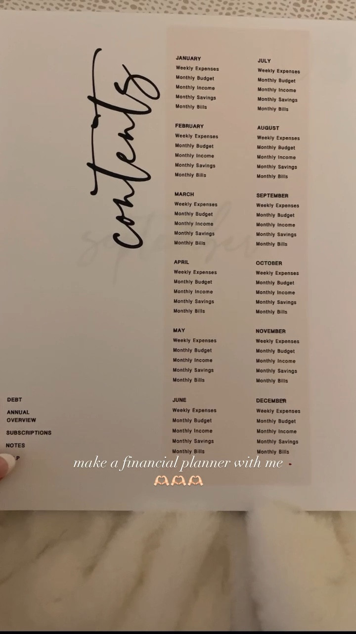 Finance budgeting planner 💗🫶🏻 Digital or you can print it!! 
.
.
Planners, finance planner, financial planner, budgeting planner, money budgeting planner 

#LTKhome #LTKGiftGuide