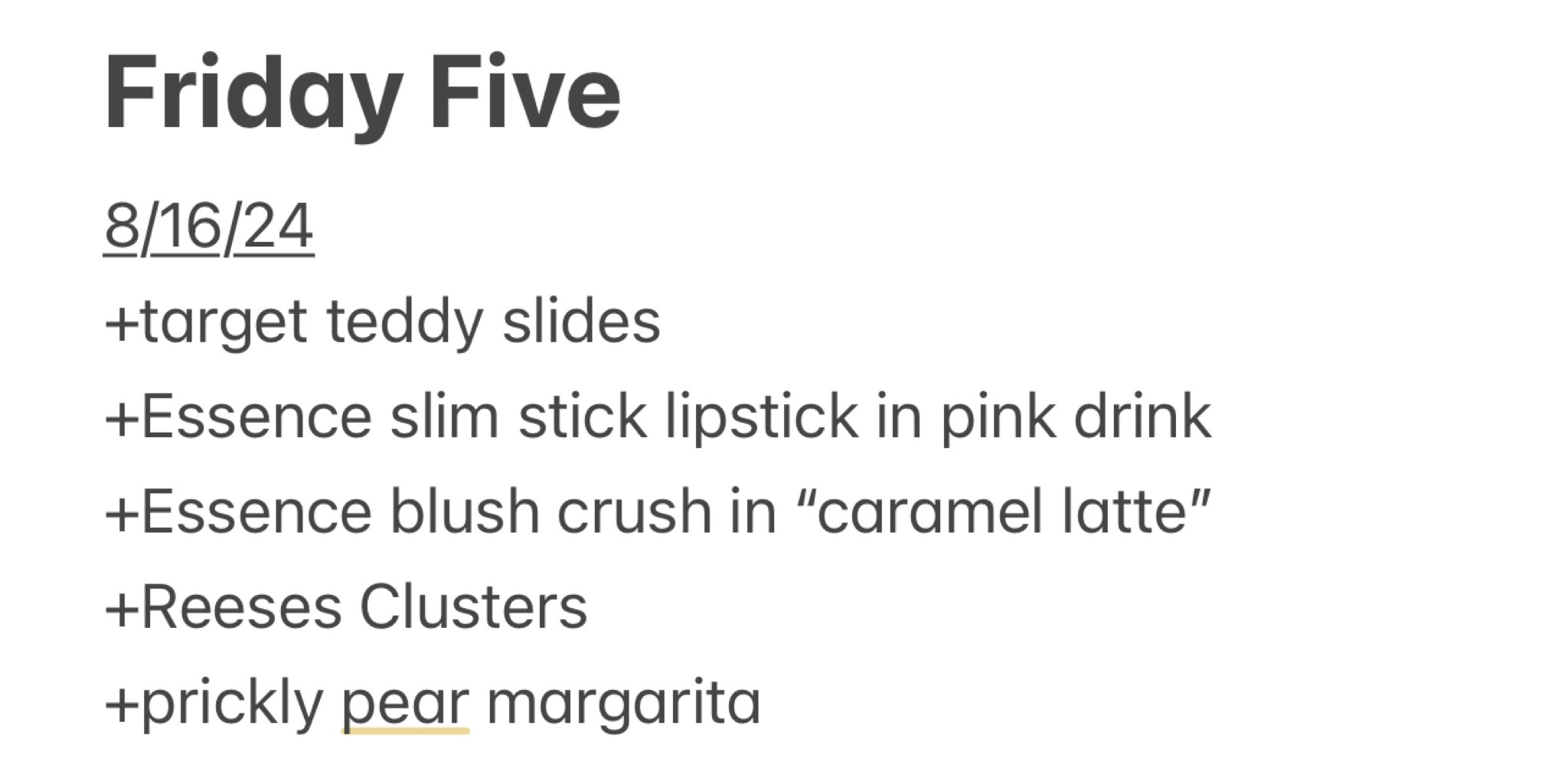 Friday Five #fridayfavorites #whatimbuying 

#LTKFindsUnder50