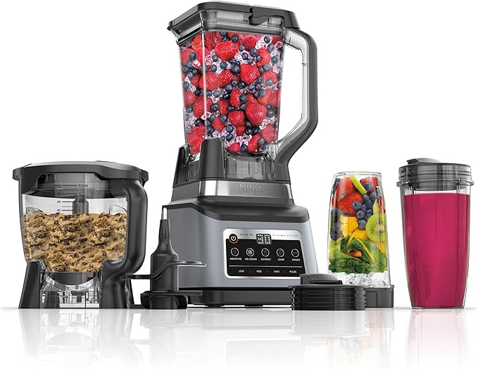 Ninja BN801 Professional Plus Kitchen System, 1400 WP, 5 Functions for Smoothies, Chopping, Dough... | Amazon (US)