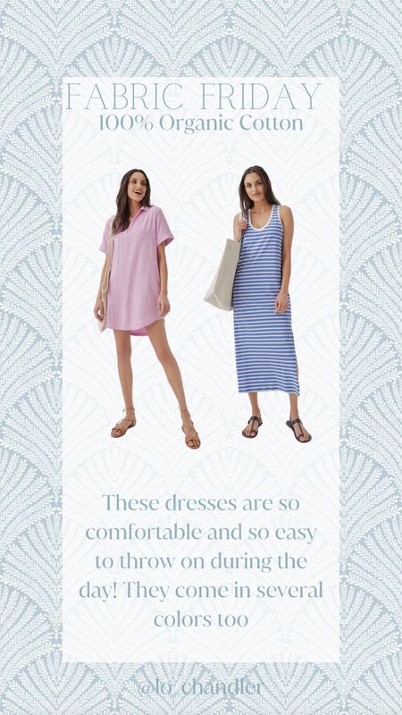 These dresses are so easy to throw on, yet still look cute! They are made from 100% organic cotton and come in several different colors. I love that you can dress them up or dress them down.



Organic cotton
Cotton dress
Summer dress
Spring dress
Pact Apparel 
Cotton set
Summer outfit 
Everyday outfit

#LTKtravel #LTKstyletip #LTKfindsunder50