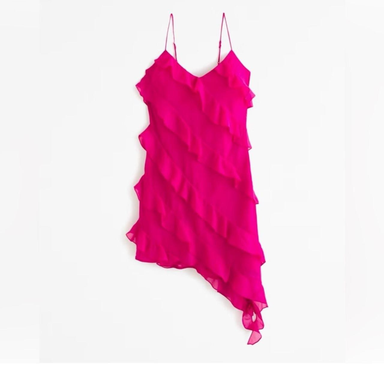 Abercrombie & Fitch Women's Party Dress - Pink - M | Depop US