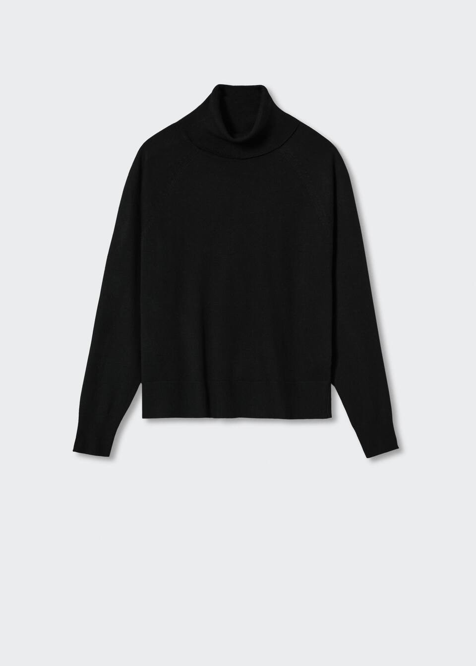 Turtleneck knitted sweater | MANGO (US)