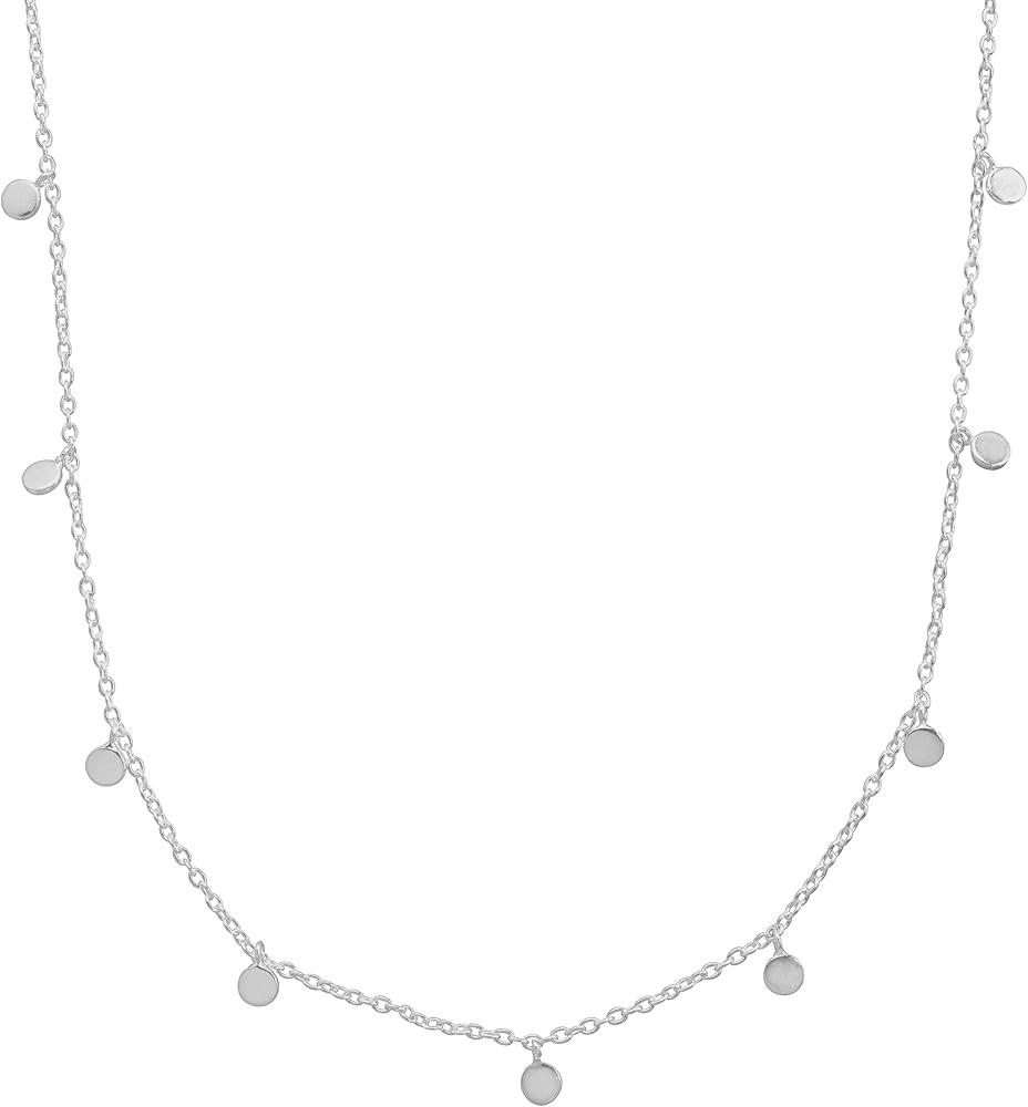 Silpada 'Silver Lace' Adjustable Station Necklace in Sterling Silver, 18" | Amazon (US)