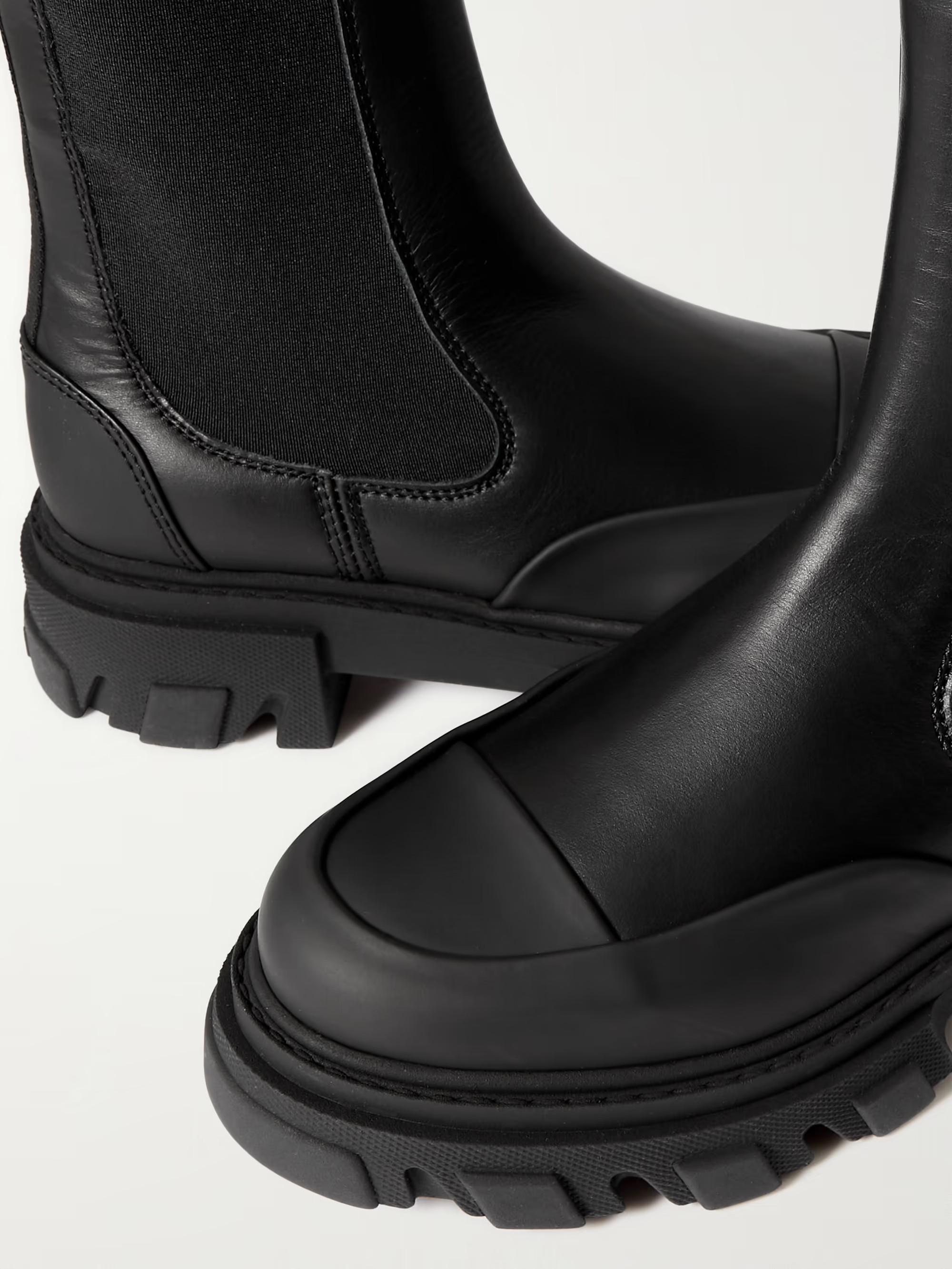GANNIPaneled leather Chelsea boots | NET-A-PORTER (UK & EU)