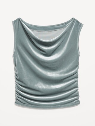 Velvet Ruched Top | Old Navy (US)