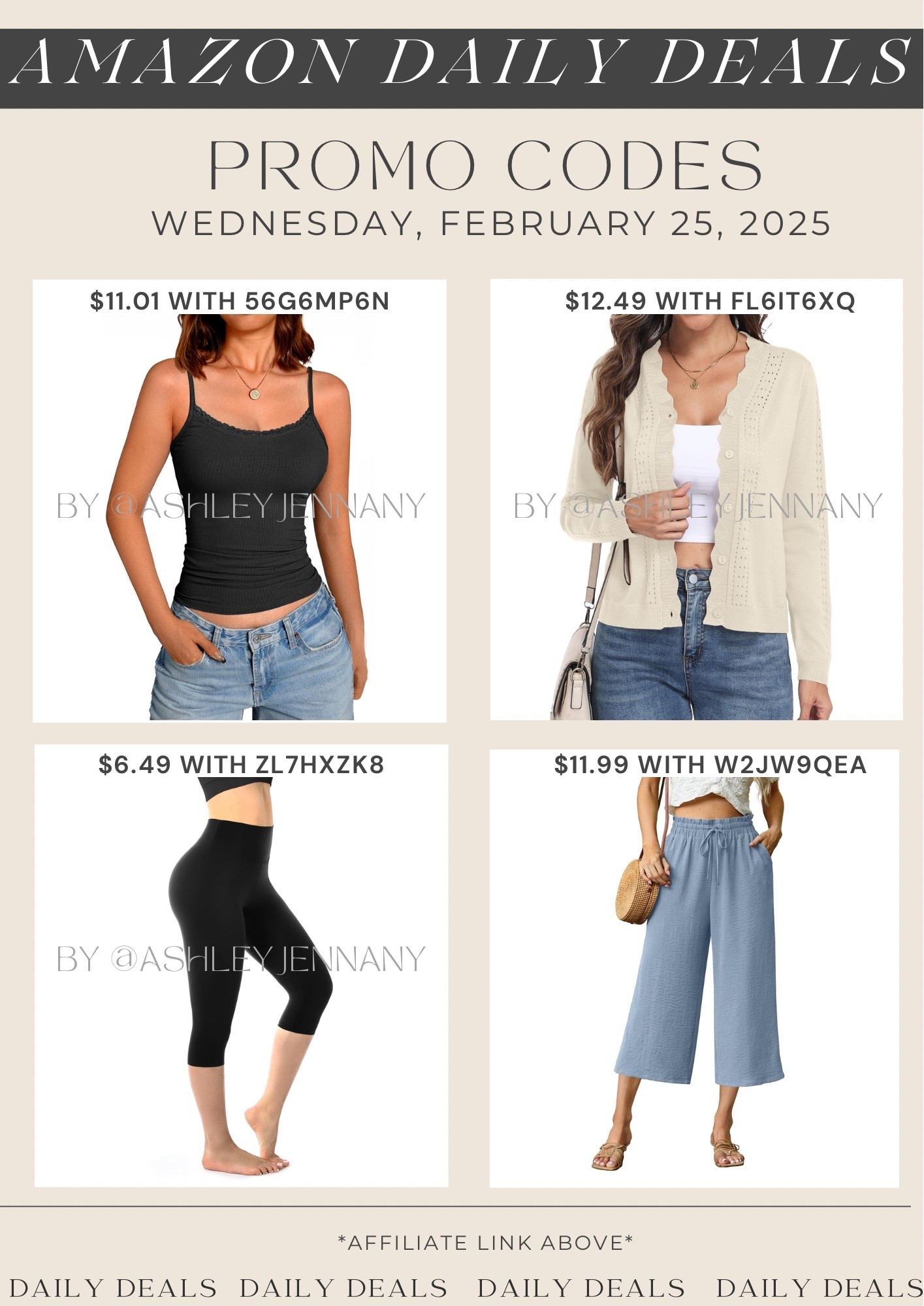 Amazon fashion deals 

#LTKMidsize #LTKSaleAlert