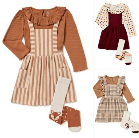 Adorable 3 Piece Pinafore Dresses from Walmart!

Fall baby outfits 
Fall baby dresses 
Toddler fall outfits 


#LTKbaby #LTKSeasonal #LTKkids