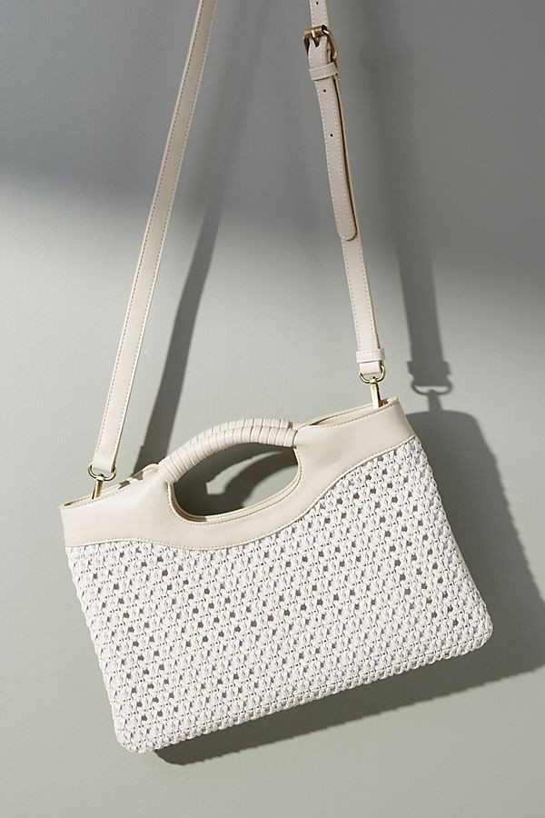 Morgan Woven Crossbody Bag | Anthropologie (US)