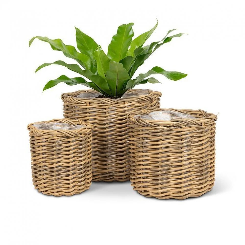Set Of 3 Willow Look Round Baskets | Walmart (CA)