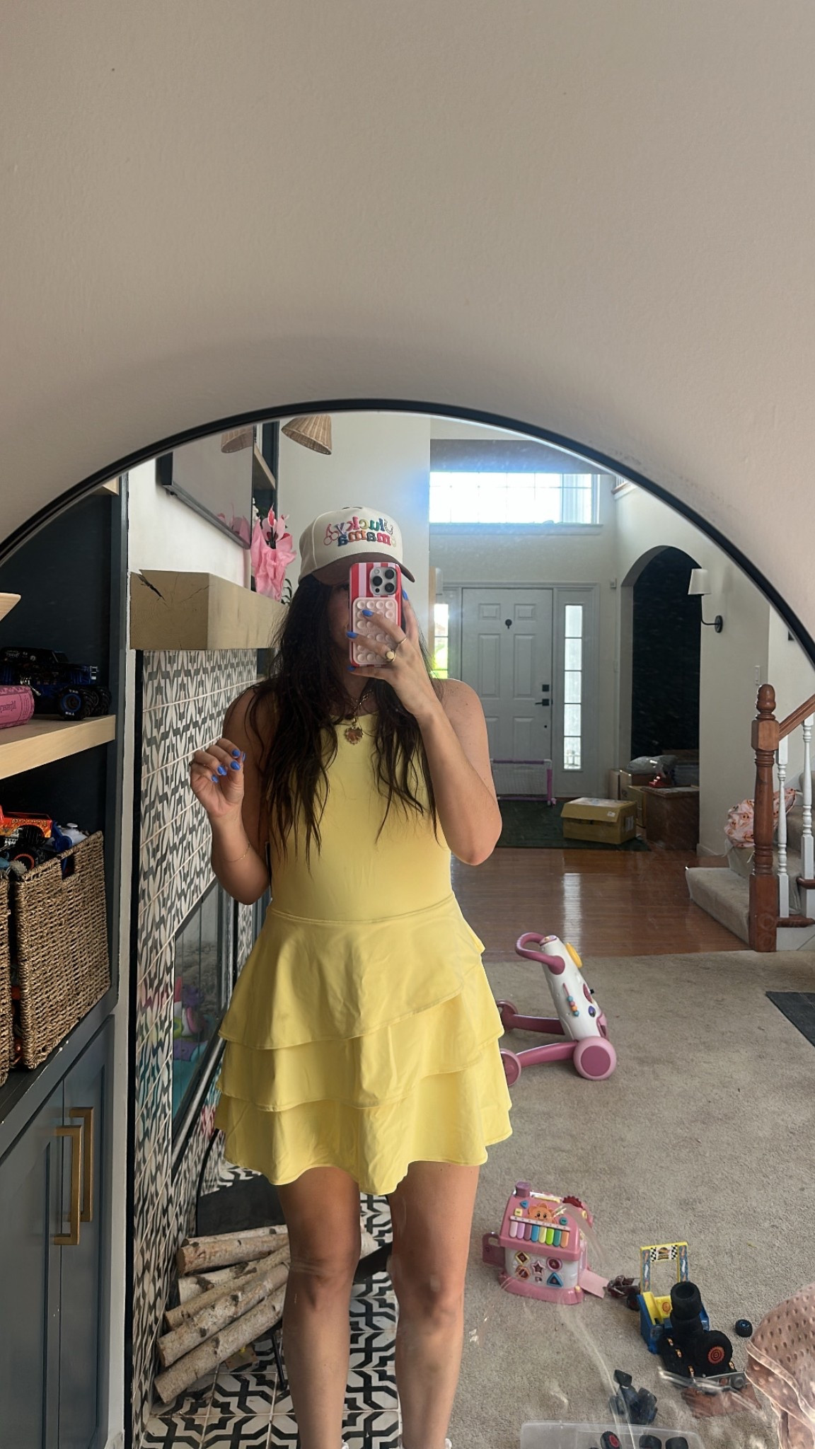 dress with built in shorts! perfect for errands or sports games for my kids! 

I’m 5’7” usually 6-8 and went with a large in this one! 

#LTKFamily #LTKStyleTip #LTKFindsUnder50