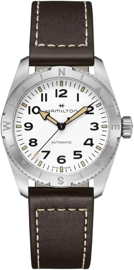 Hamilton Watch Khaki Field Expedition Auto | Swiss Made | 37mm Stainless Steel Case | White Dial ... | Amazon (US)