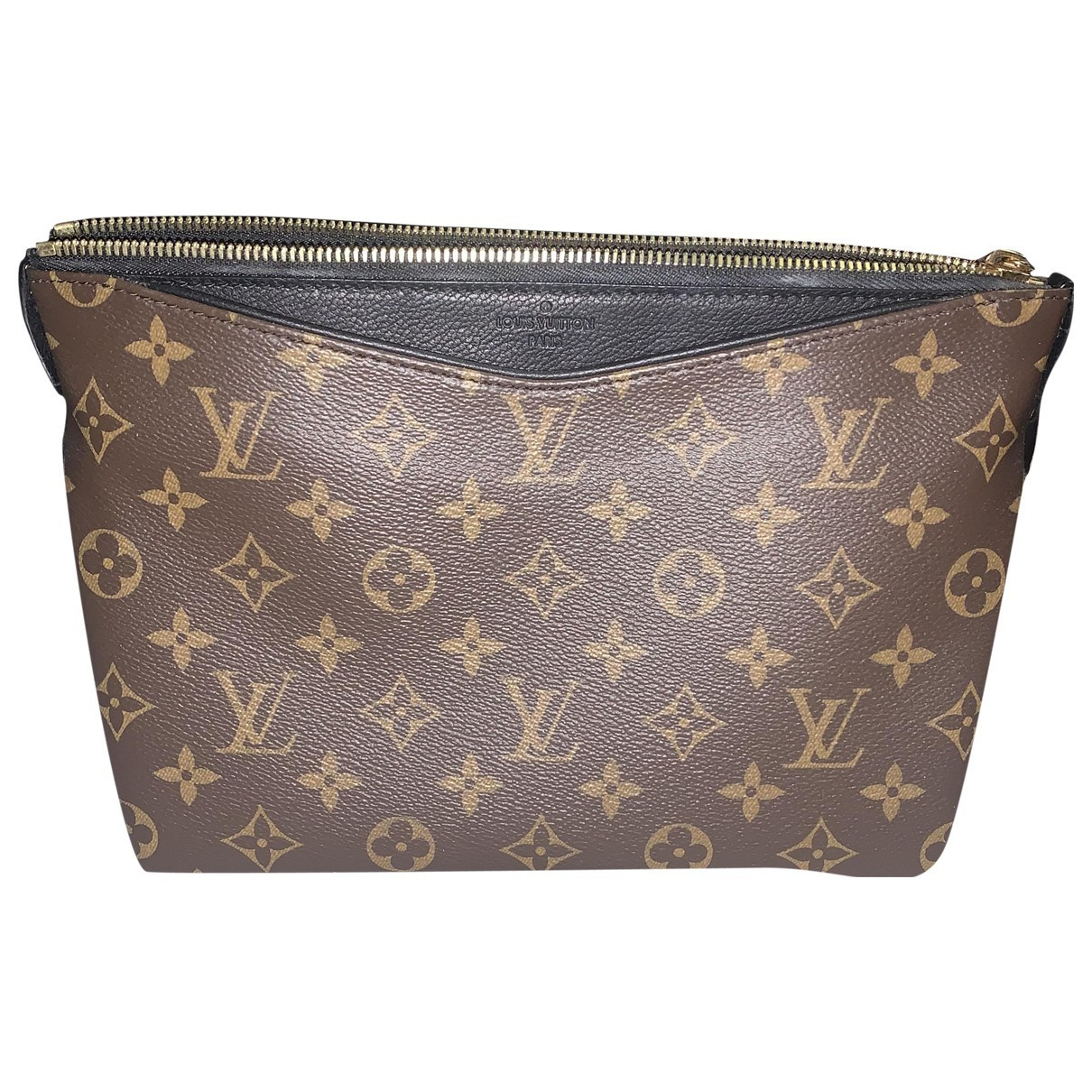 Louis Vuitton Pallas Brown Leather Clutch bag for Women | Vestiaire Collective (Global)